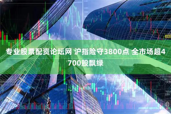 专业股票配资论坛网 沪指险守3800点 全市场超4700股飘绿